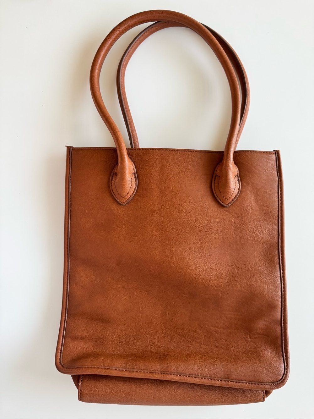 J.Crew Brown Leather Tote Bag